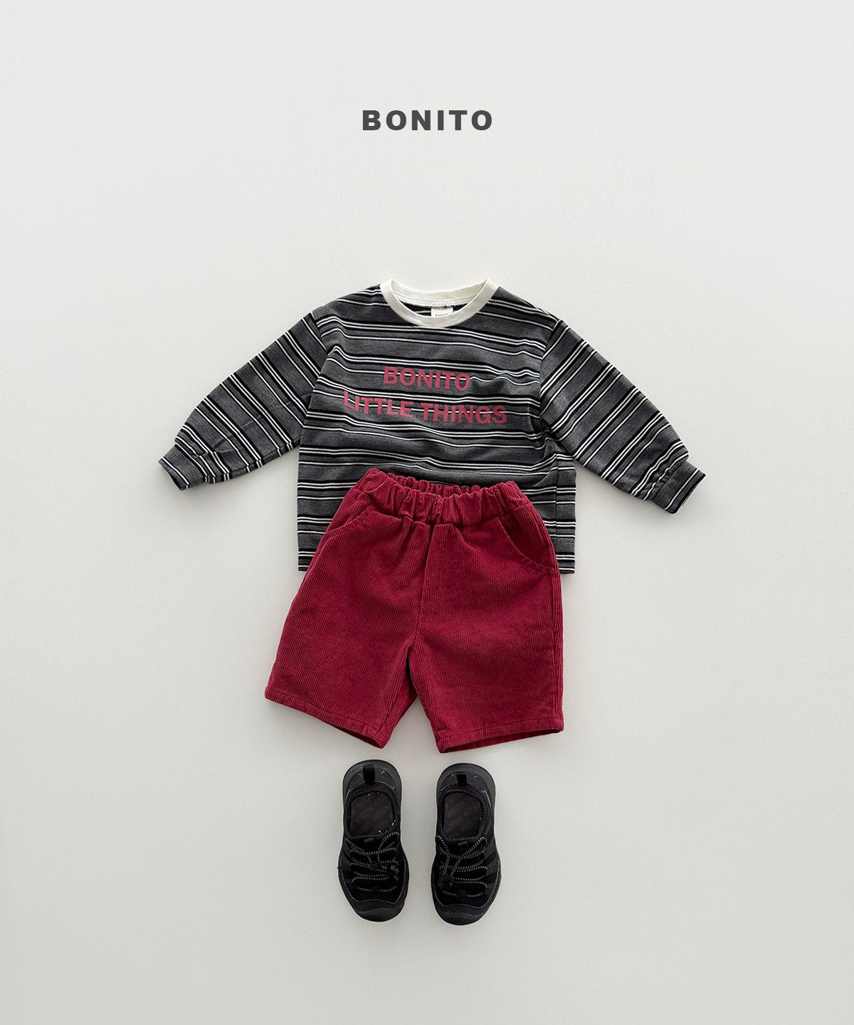 ［Bonito］Little things stripe tee