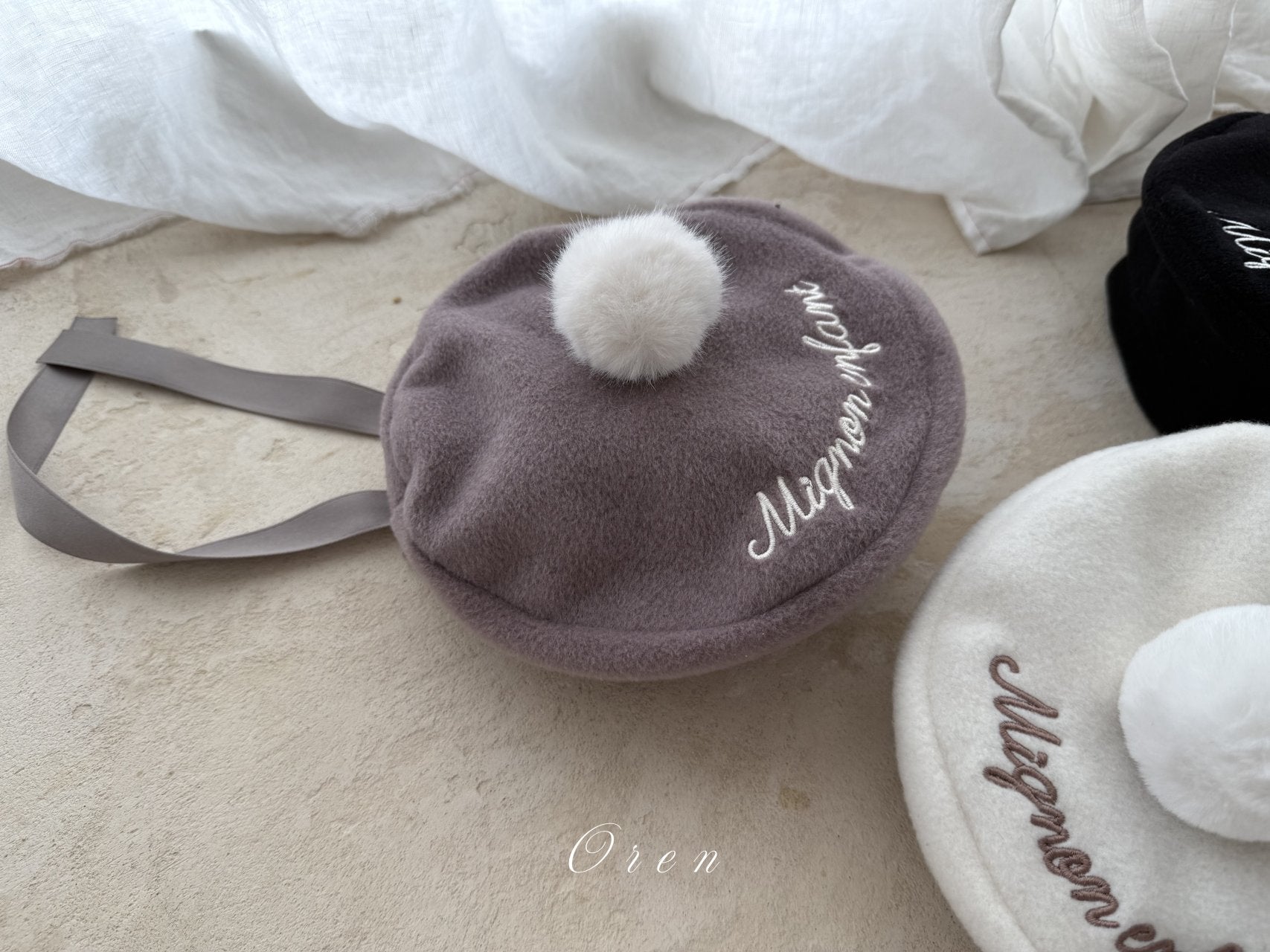 ［OREN］Noel fleece beret