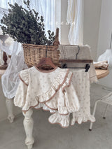 ［marron］Lala frill blouse