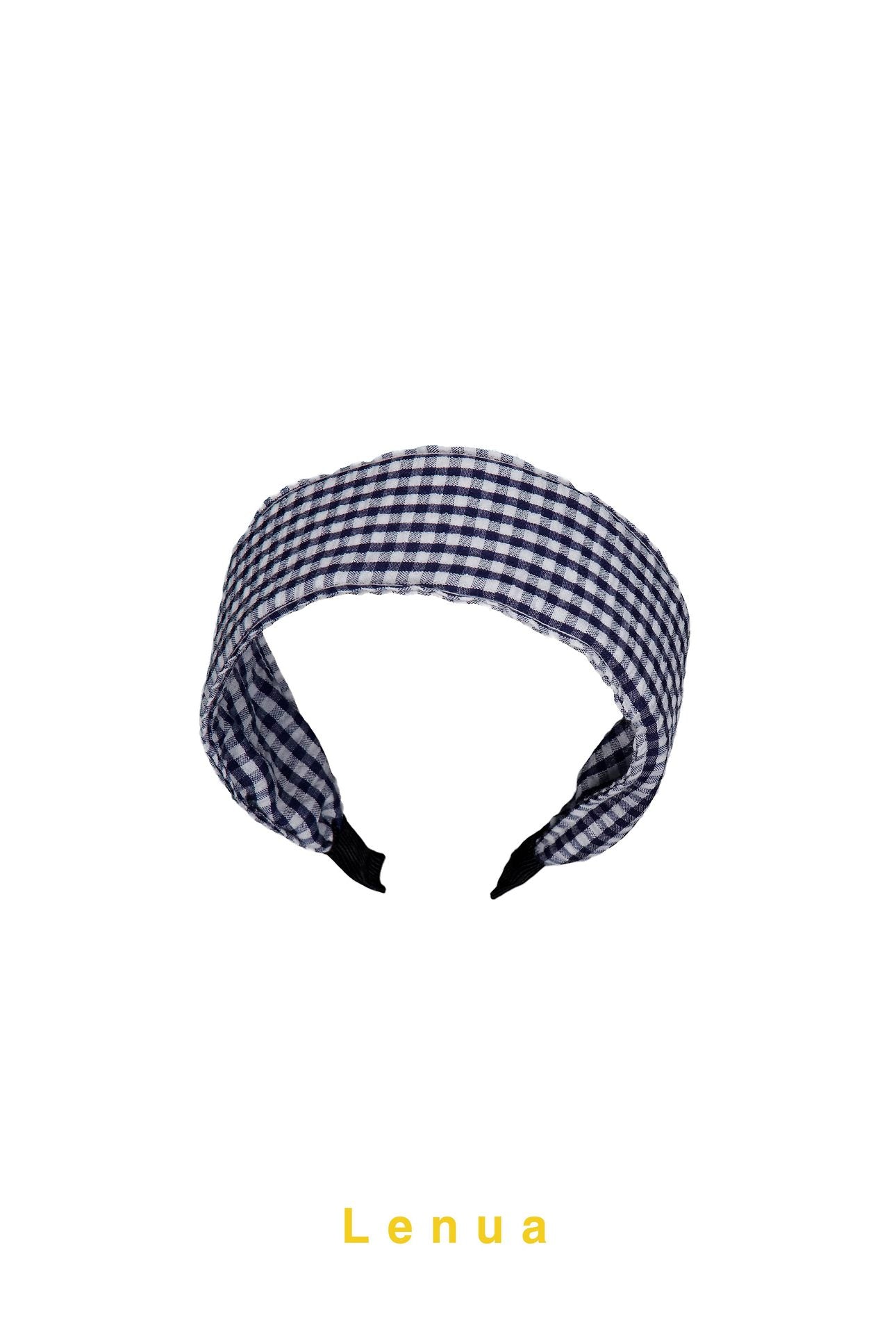 ［lenua］My check hair band