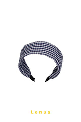 ［lenua］My check hair band