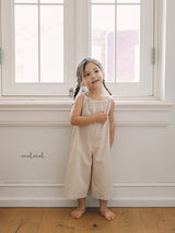［MELMEL］Linen overalls