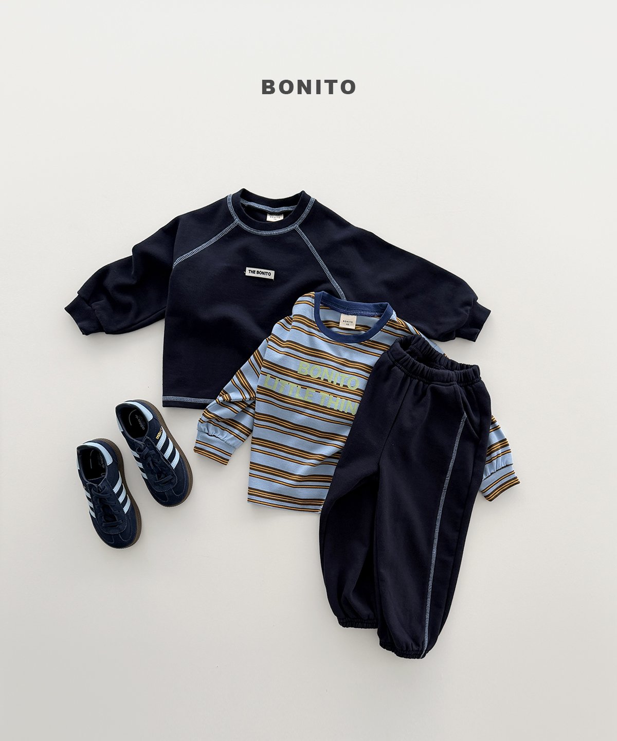 ［Bonito］Little things stripe tee