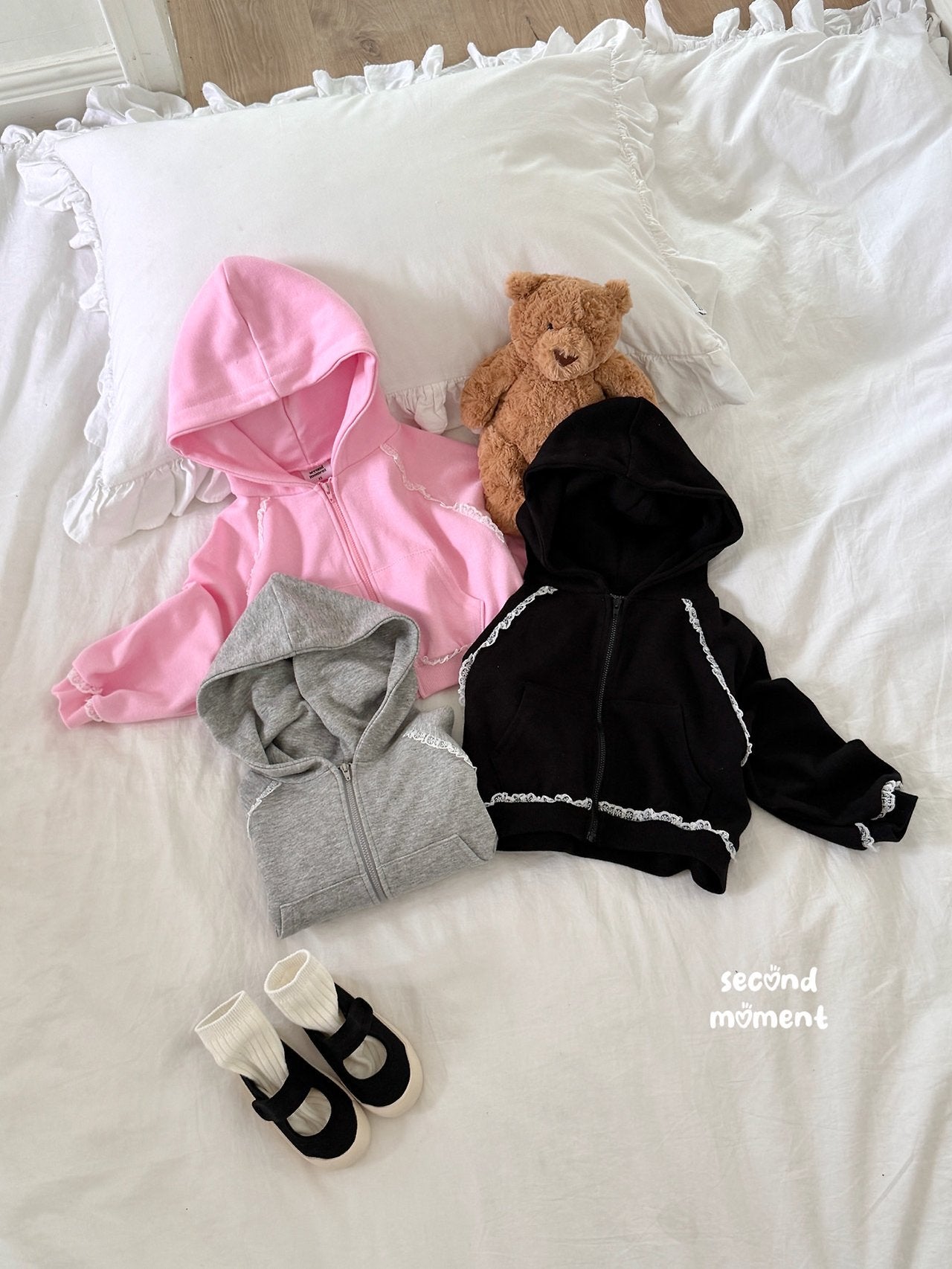 ［second moment］Powder zip uo hoodie
