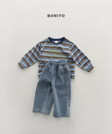 ［Bonito］Little things stripe tee