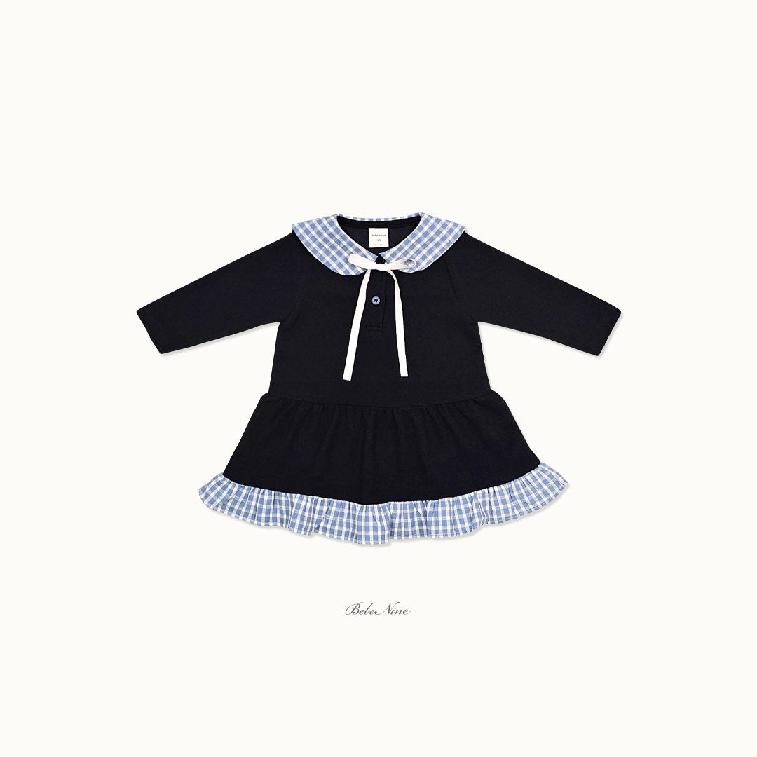 ［bebenine］Maison Check Dress