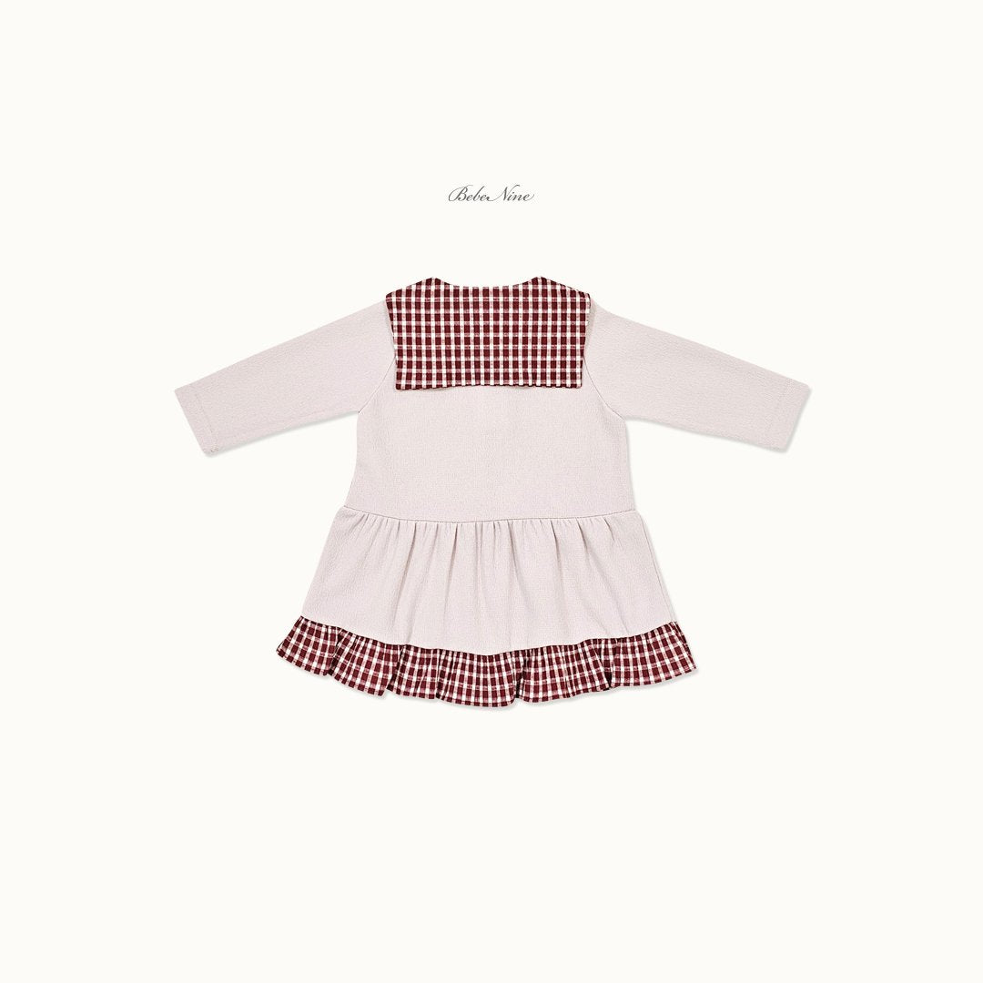 ［bebenine］Maison Check Dress