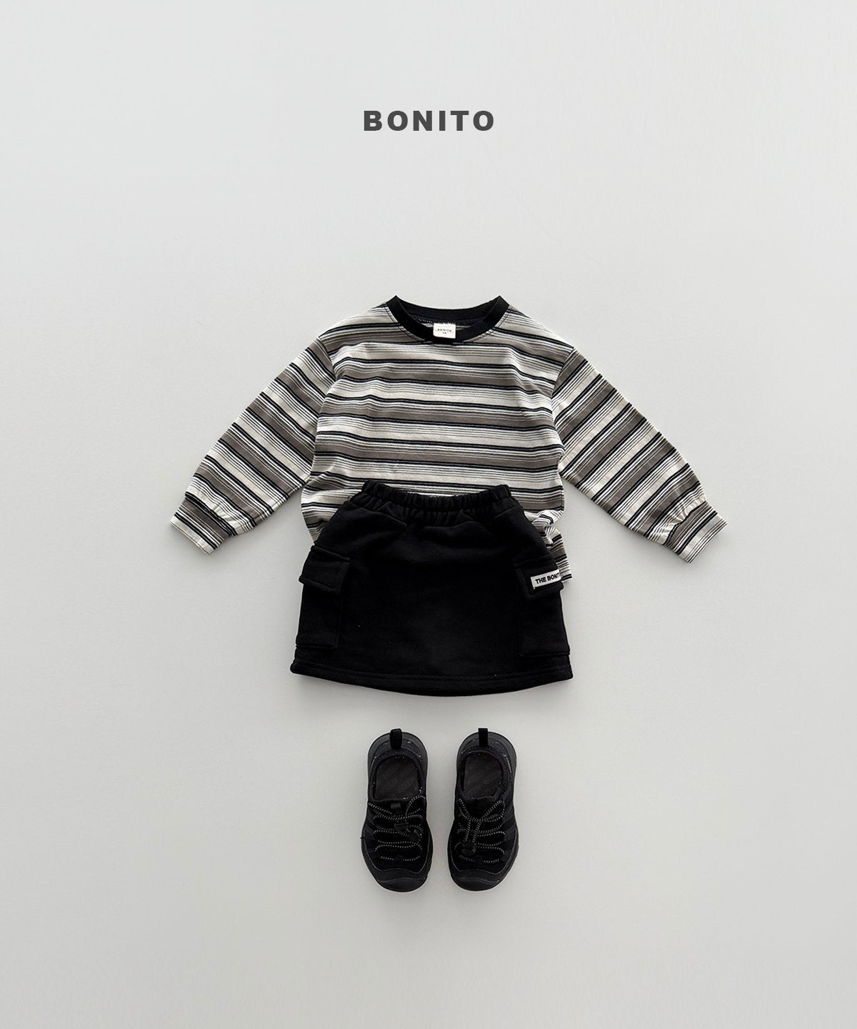［Bonito］Sweat cargo skirt