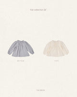 ［The beige］Shirring Blouse