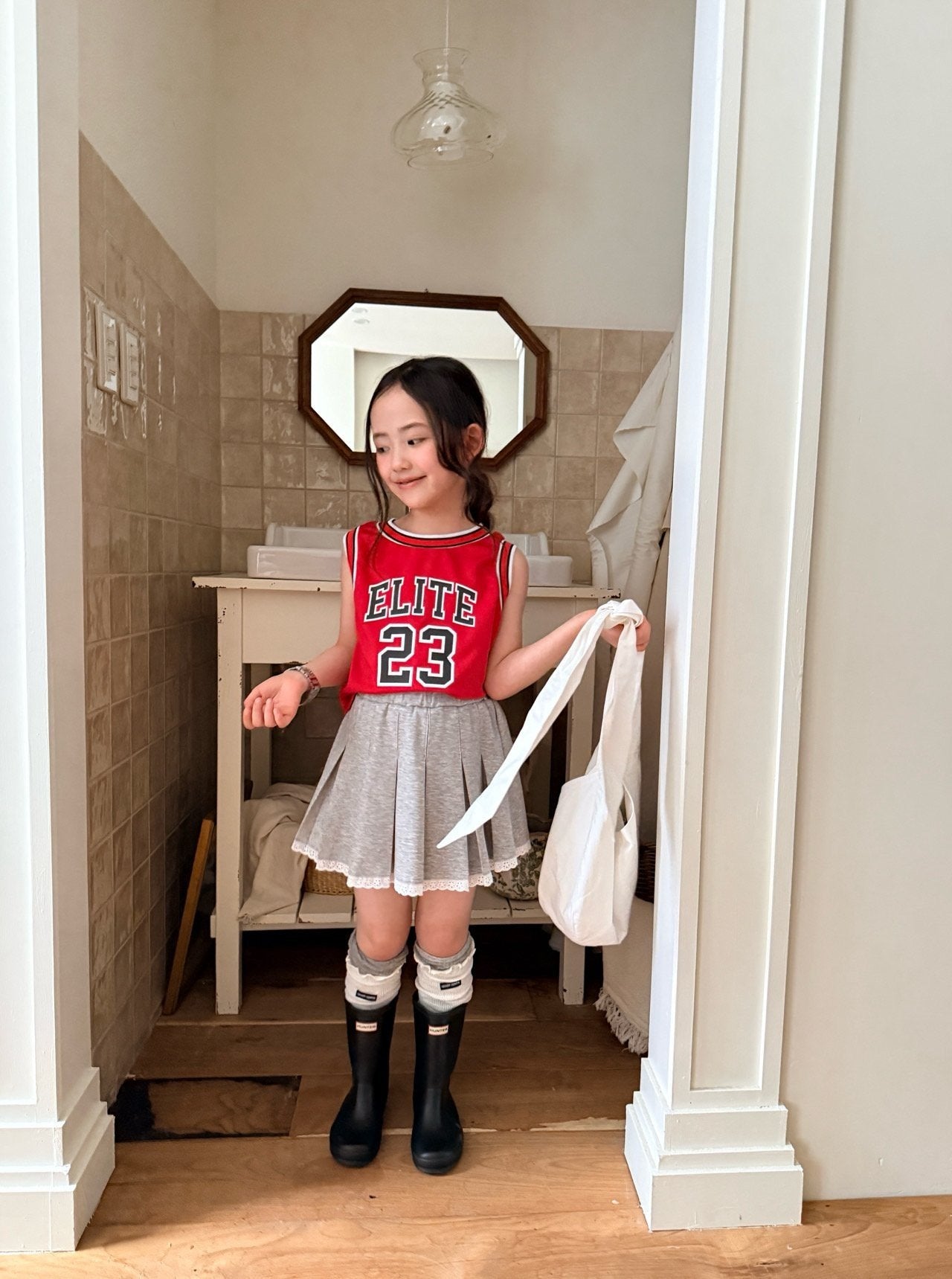 ［comma］23 mesh sleeveless tops