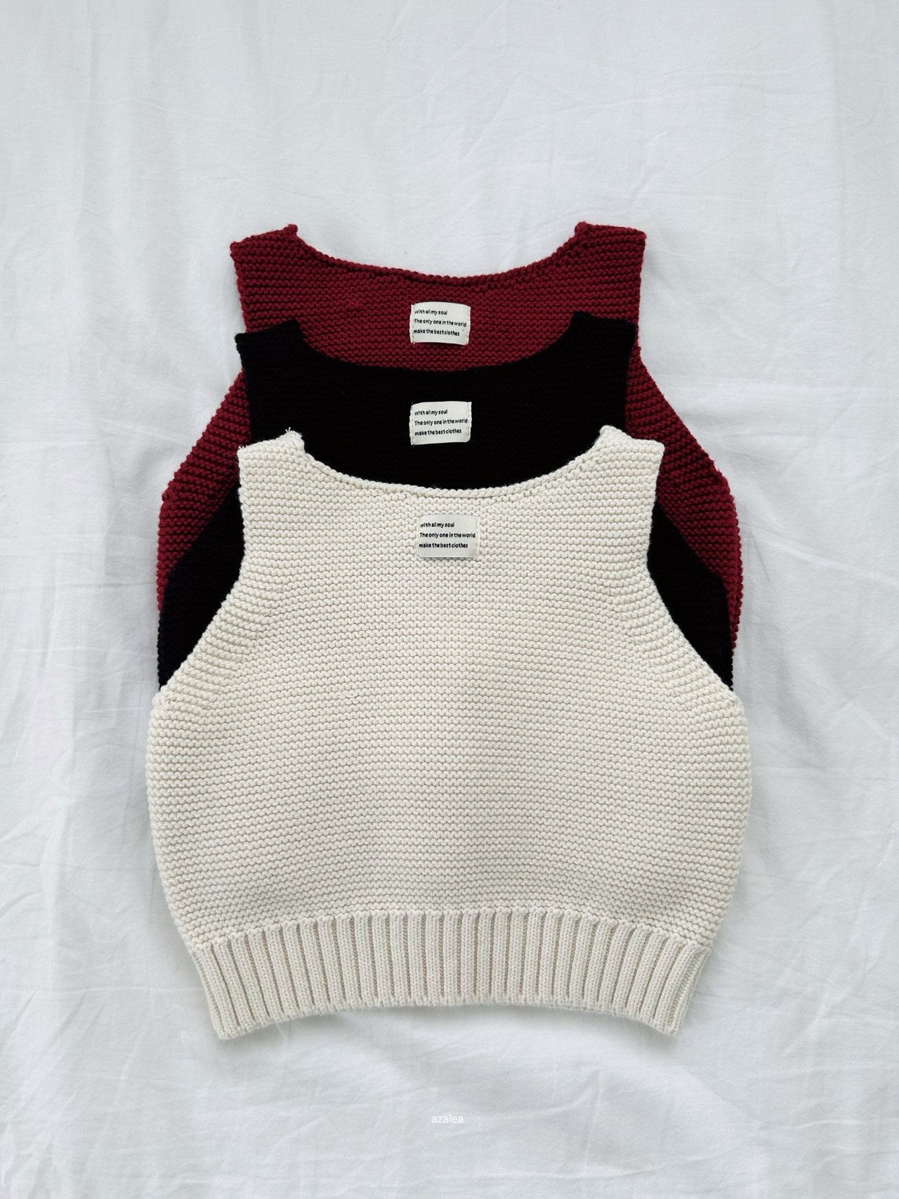 ［azalea］Honey knit vest (kids)