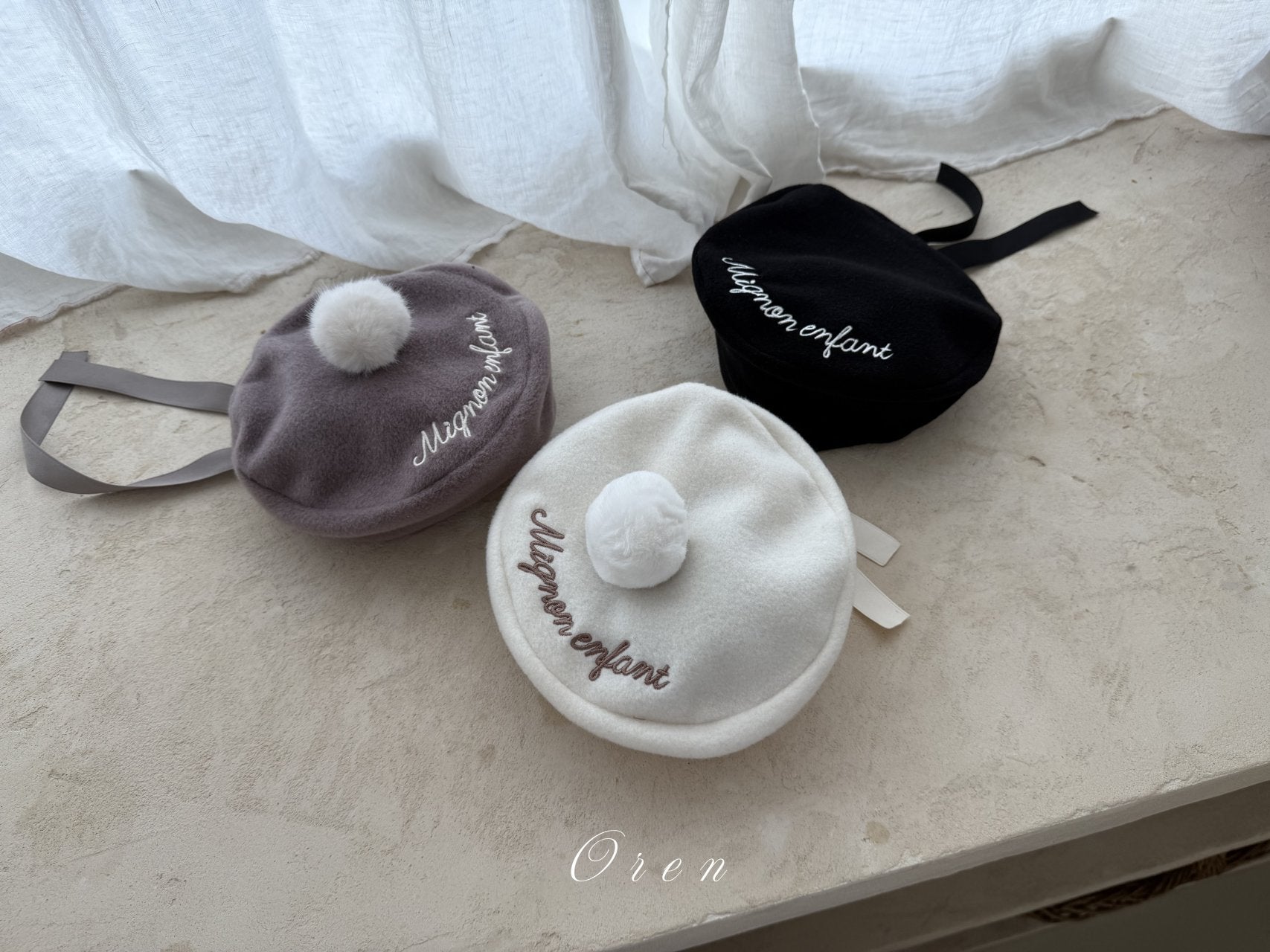 ［OREN］Noel fleece beret