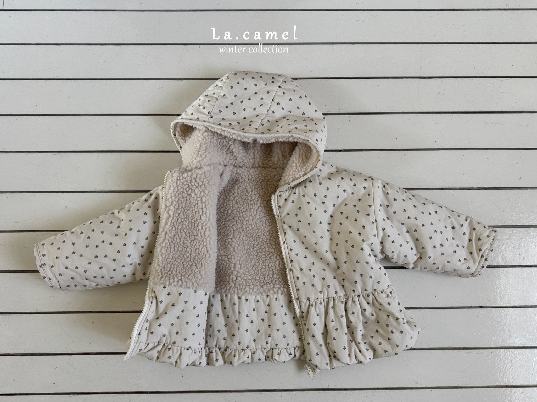 ［La.camel］Ellie padding jacket