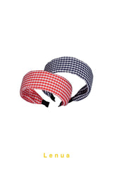 ［lenua］My check hair band