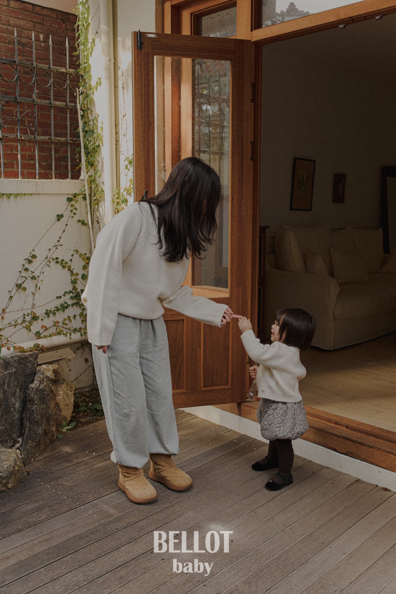 ［BELLOT］Via wool knit (mom)