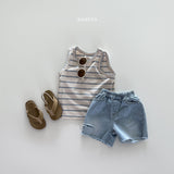 ［Bonito］Stripe sleeveless