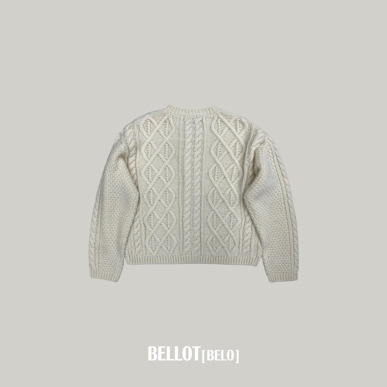 ［BELLOT］Alpha wool cardigan (mom)