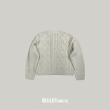 ［BELLOT］Alpha wool cardigan (mom)