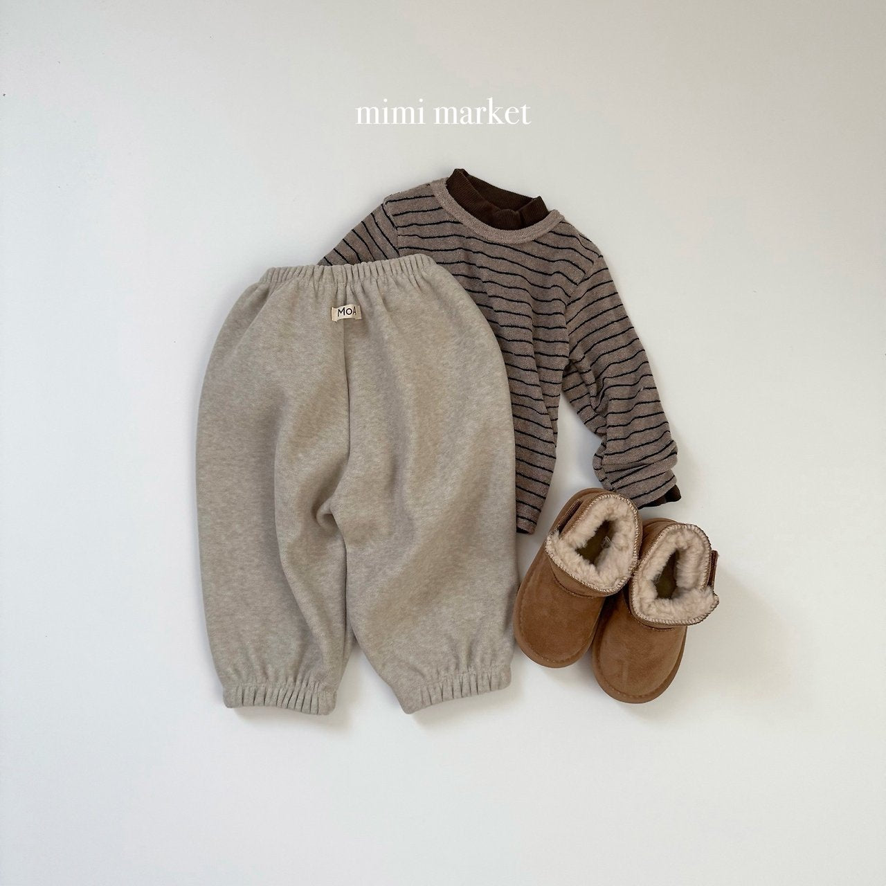 [mimi market] Mink terry pants