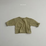 ［minirobe］Summer three-quarter T-shirt