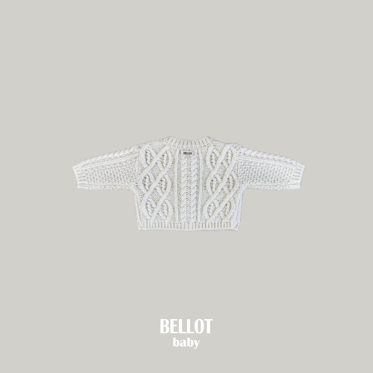［BELLOT］Alpha wool cardigan (baby)