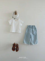 ［aladin］Lace denim pants