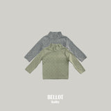 ［BELLOT］Dot high neck tops (baby)