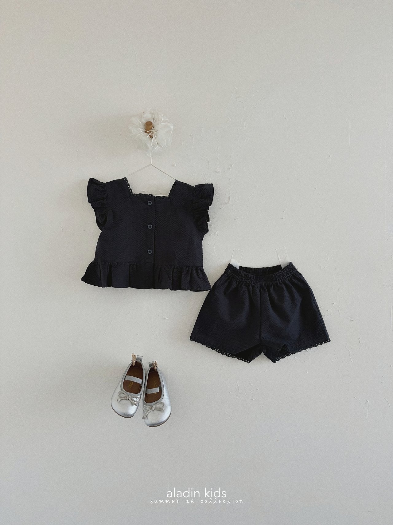 ［aladin］Lace square blouse