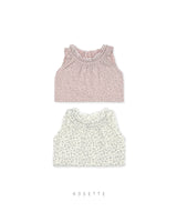 ［ROSETTE］Arbel frill sleeveless tops