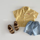 ［Bonito］Couple stripe shirt