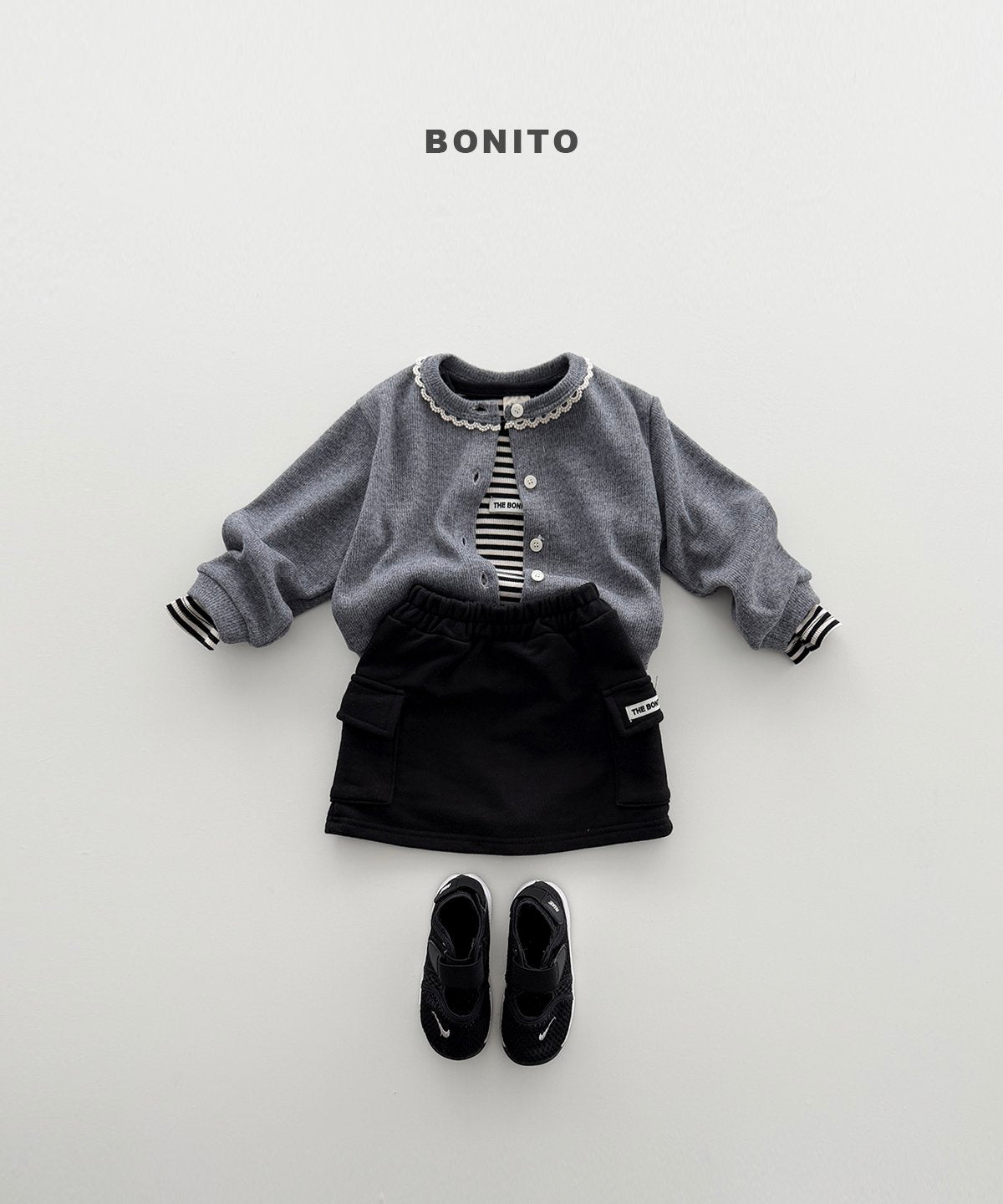 ［Bonito］Sweat cargo skirt