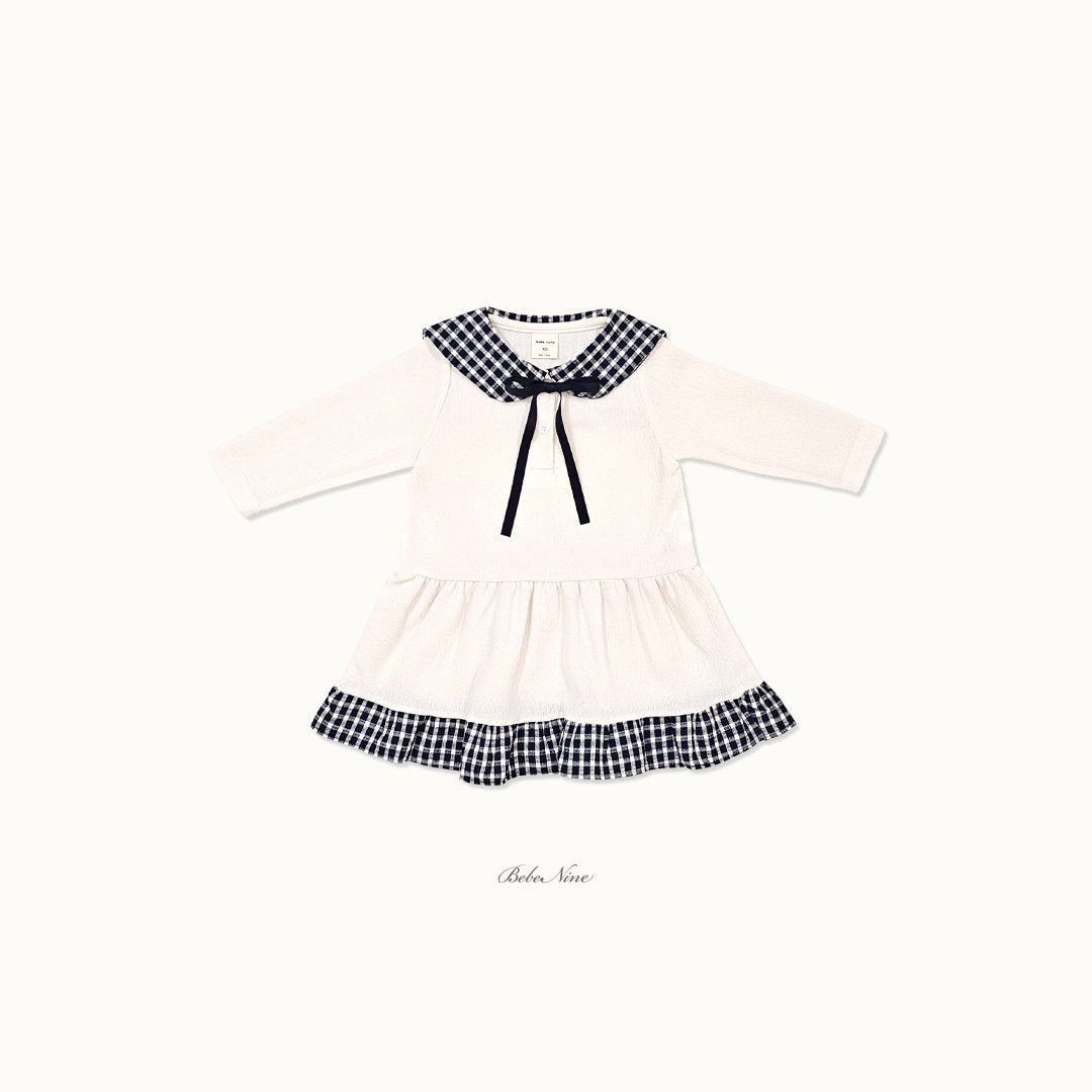 ［bebenine］Maison Check Dress