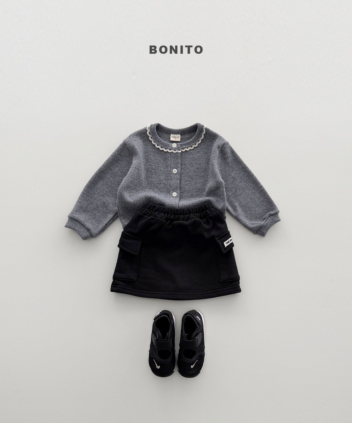 ［Bonito］Sweat cargo skirt