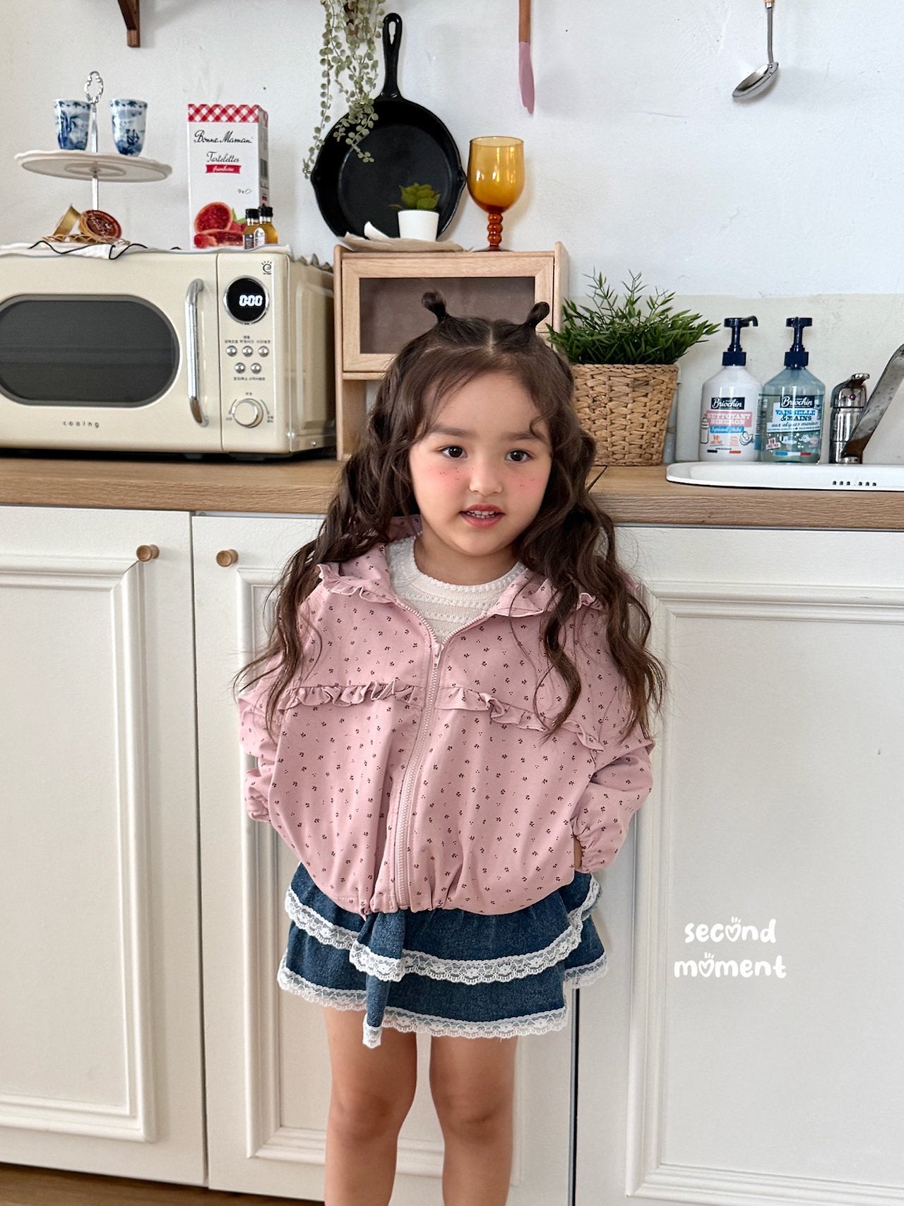 ［second moment］Garden frill jumper