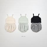 ［bebenine］Forever sleeveless check set