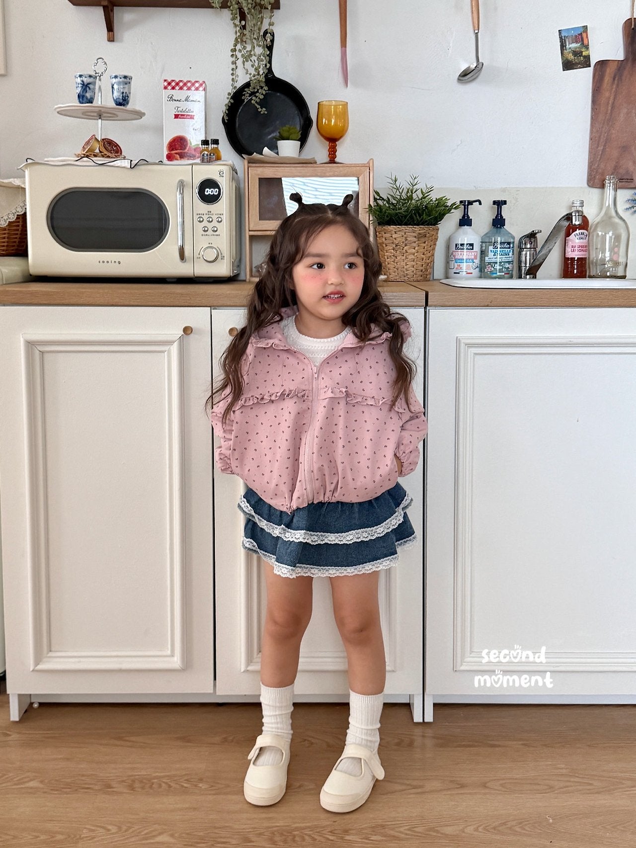 ［second moment］Garden frill jumper