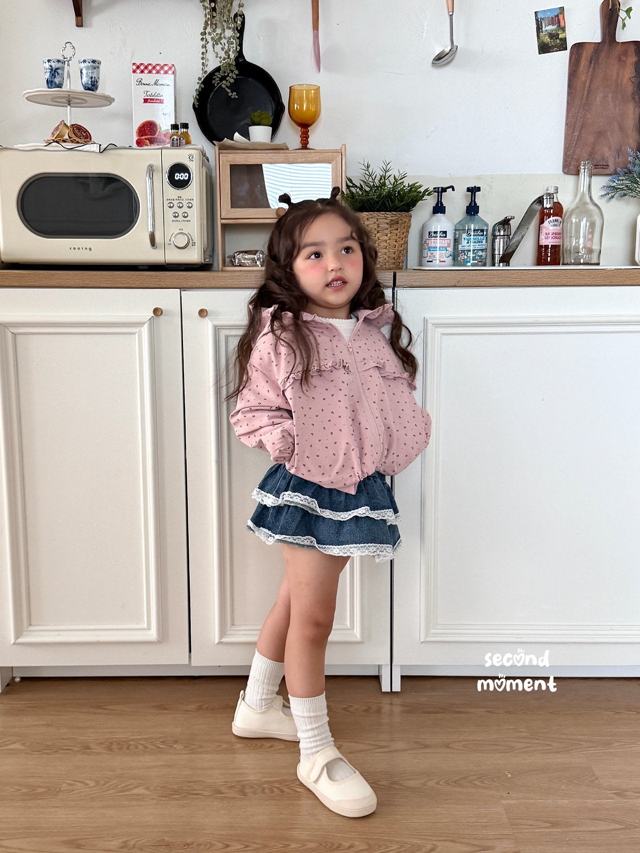 ［second moment］Garden frill jumper
