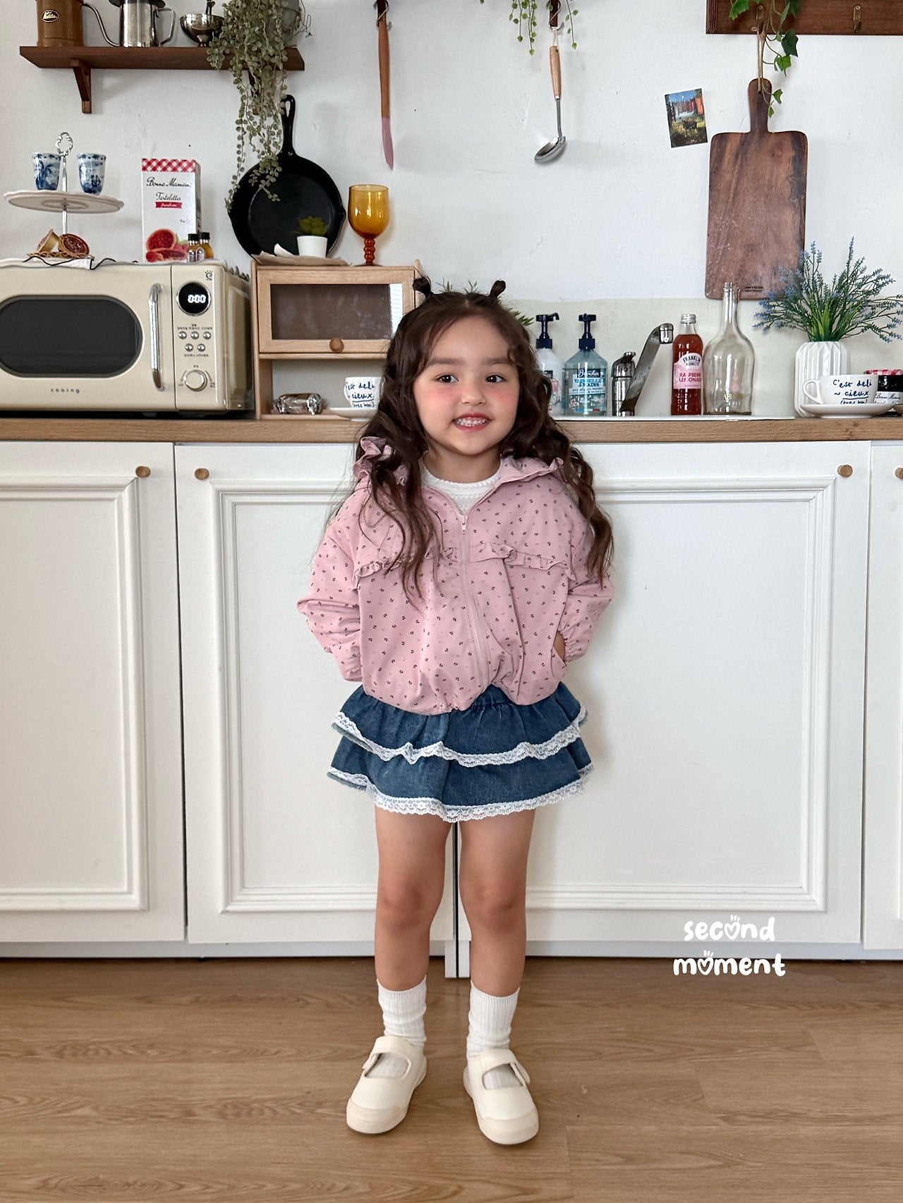 ［second moment］Garden frill jumper
