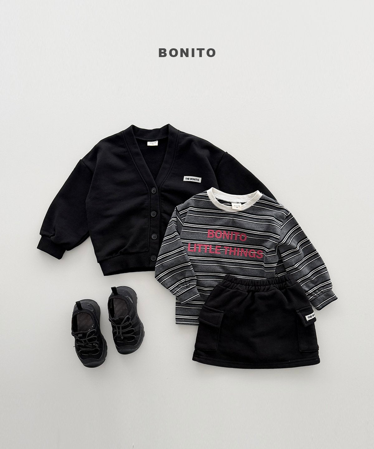［Bonito］Sweat cargo skirt