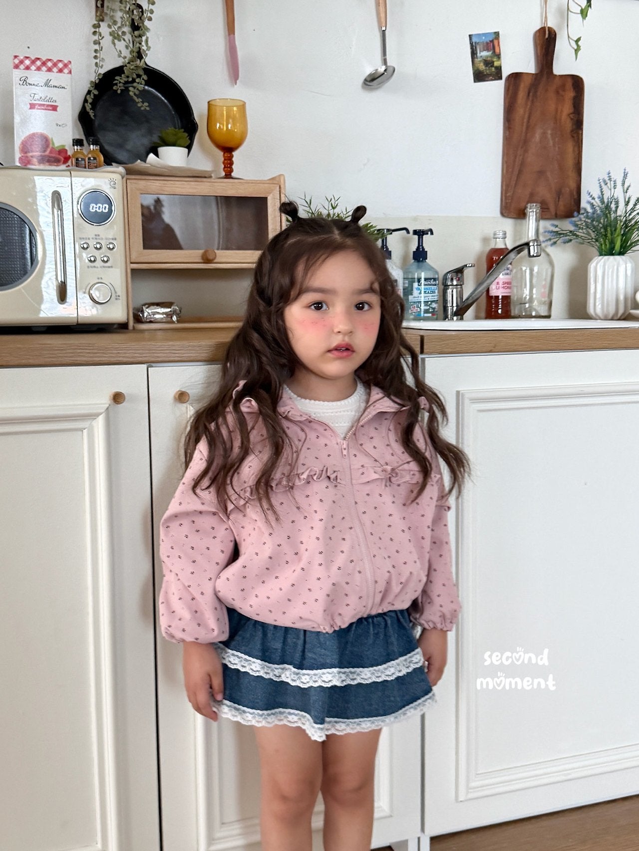 ［second moment］Garden frill jumper