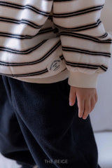 ［The beige］Stripe mtm