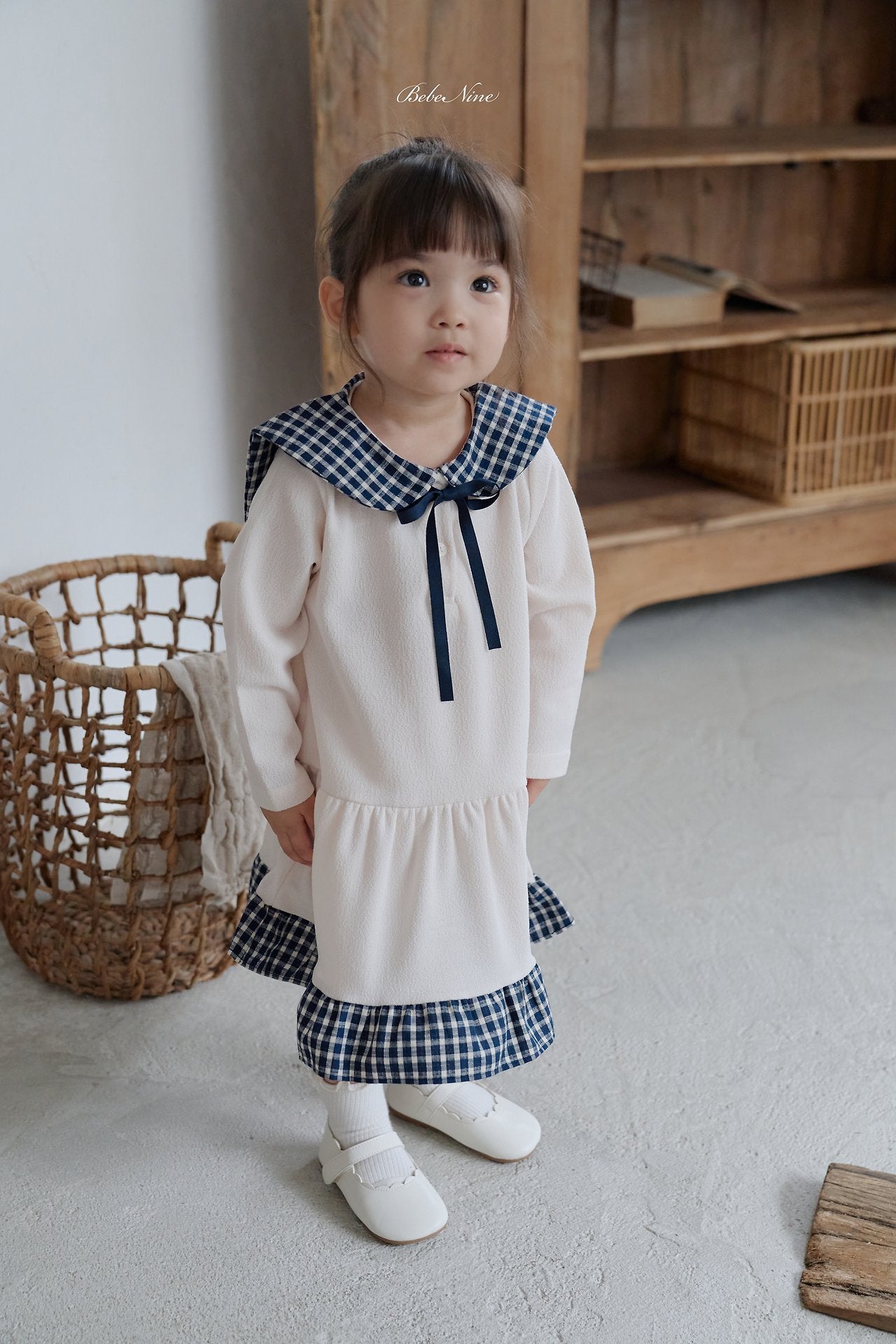 ［bebenine］Maison Check Dress