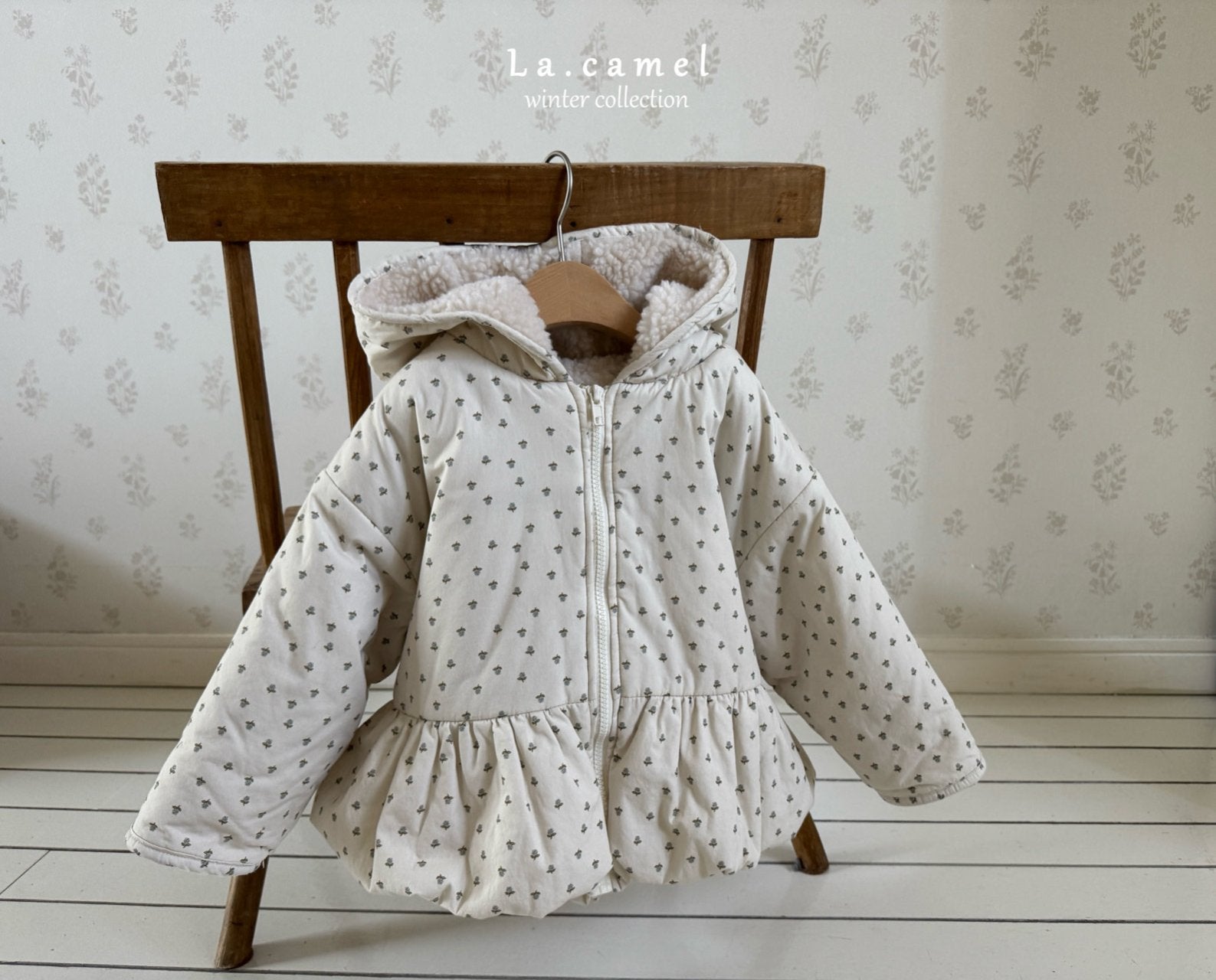 ［La.camel］Ellie padding jacket