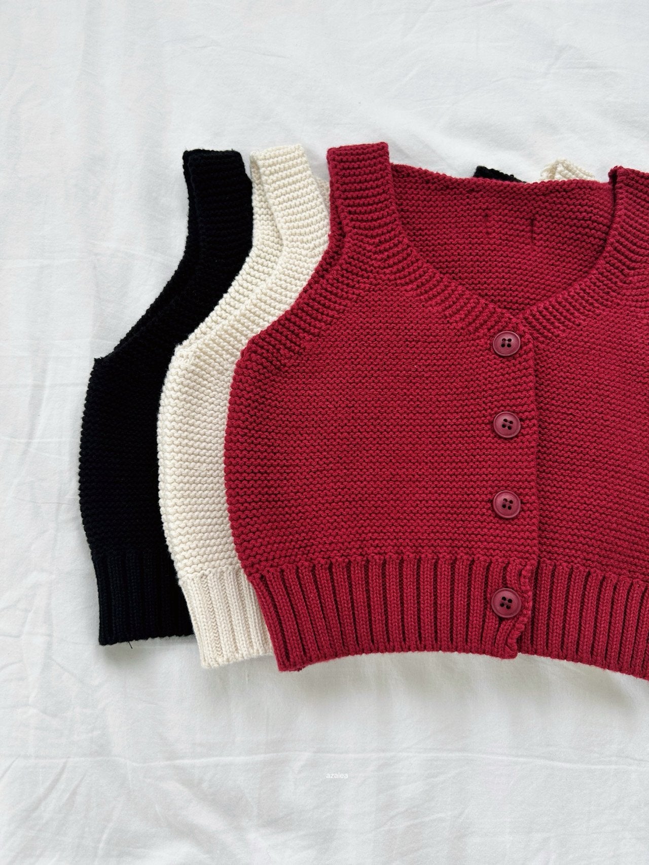 ［azalea］Honey knit vest (kids)