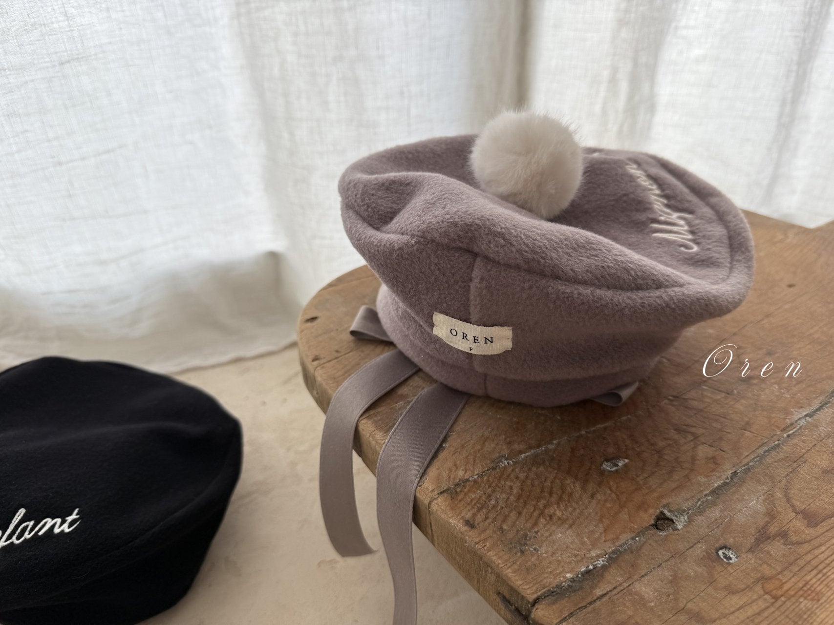 ［OREN］Noel fleece beret