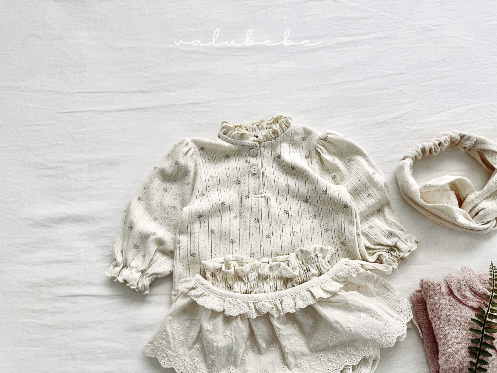 ［valubebe］Bloom frill blouse (baby)