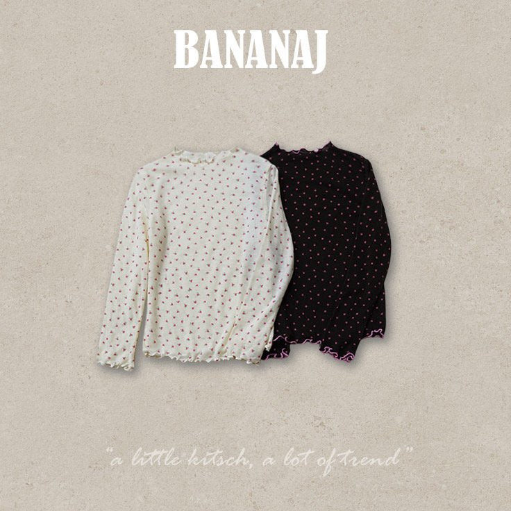 ［BANANAJ］ Rose mellow tops