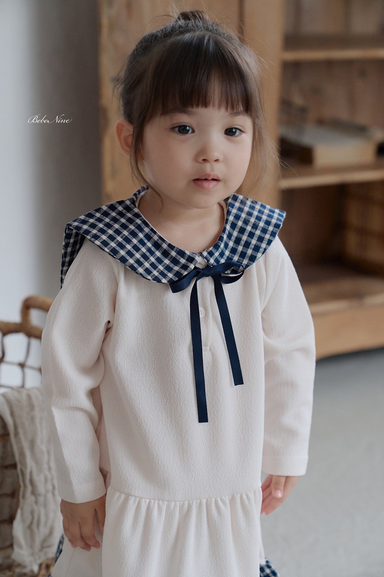 ［bebenine］Maison Check Dress