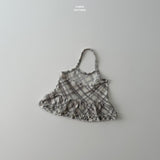［LINDO］Check halter tops
