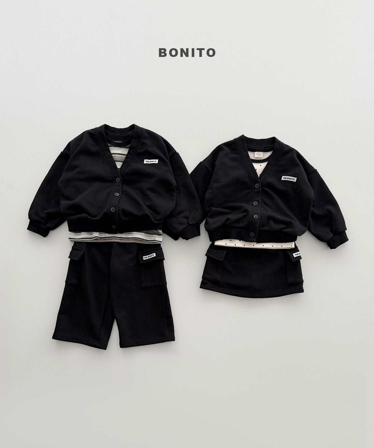 ［Bonito］Sweat cargo skirt